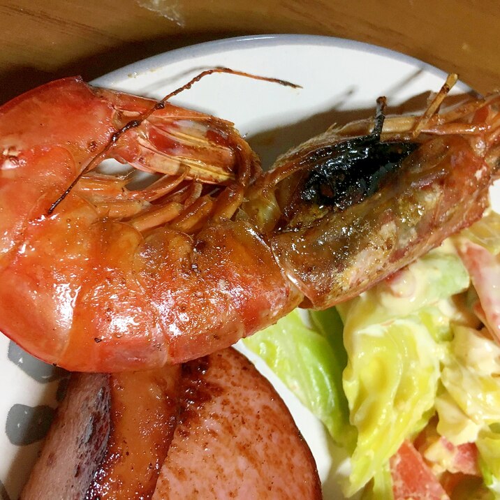 エビのオリーブ焼き